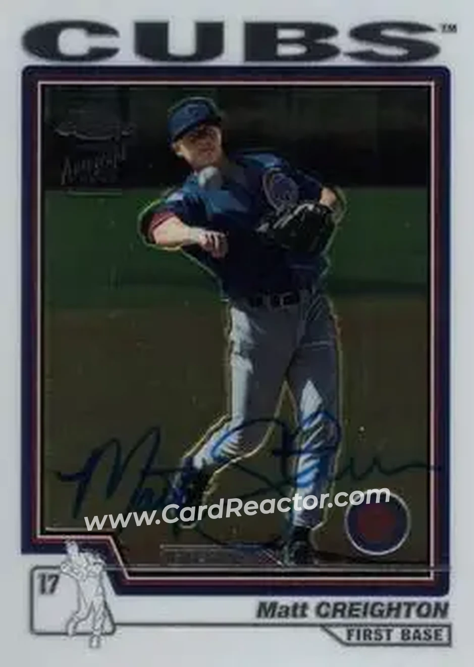 2004 Topps Chrome #229 - Matt Creighton - Chicago Cubs - Front