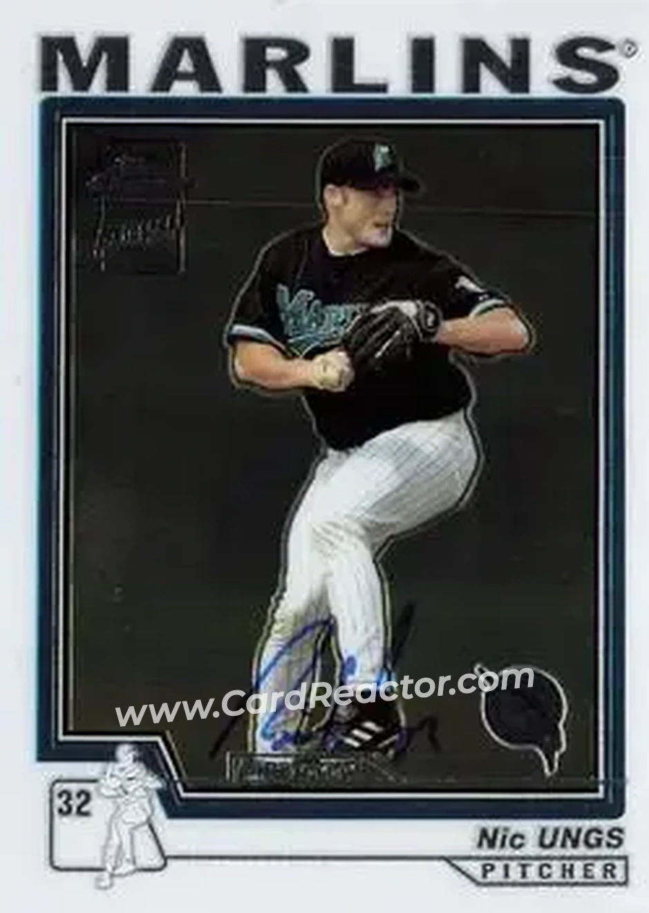 2004 Topps Chrome #231 - Nic Ungs - Florida Marlins - Front