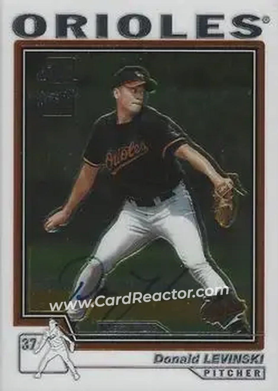 2004 Topps Chrome #233 - Donald Levinski - Baltimore Orioles - Front