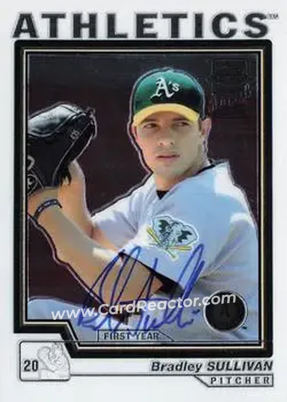 2004 Topps Chrome #234a - Brad Sullivan - Oakland Athletics - Front