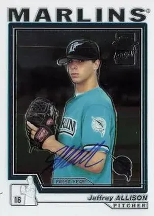 2004 Topps Chrome #238 - Jeff Allison - Florida Marlins