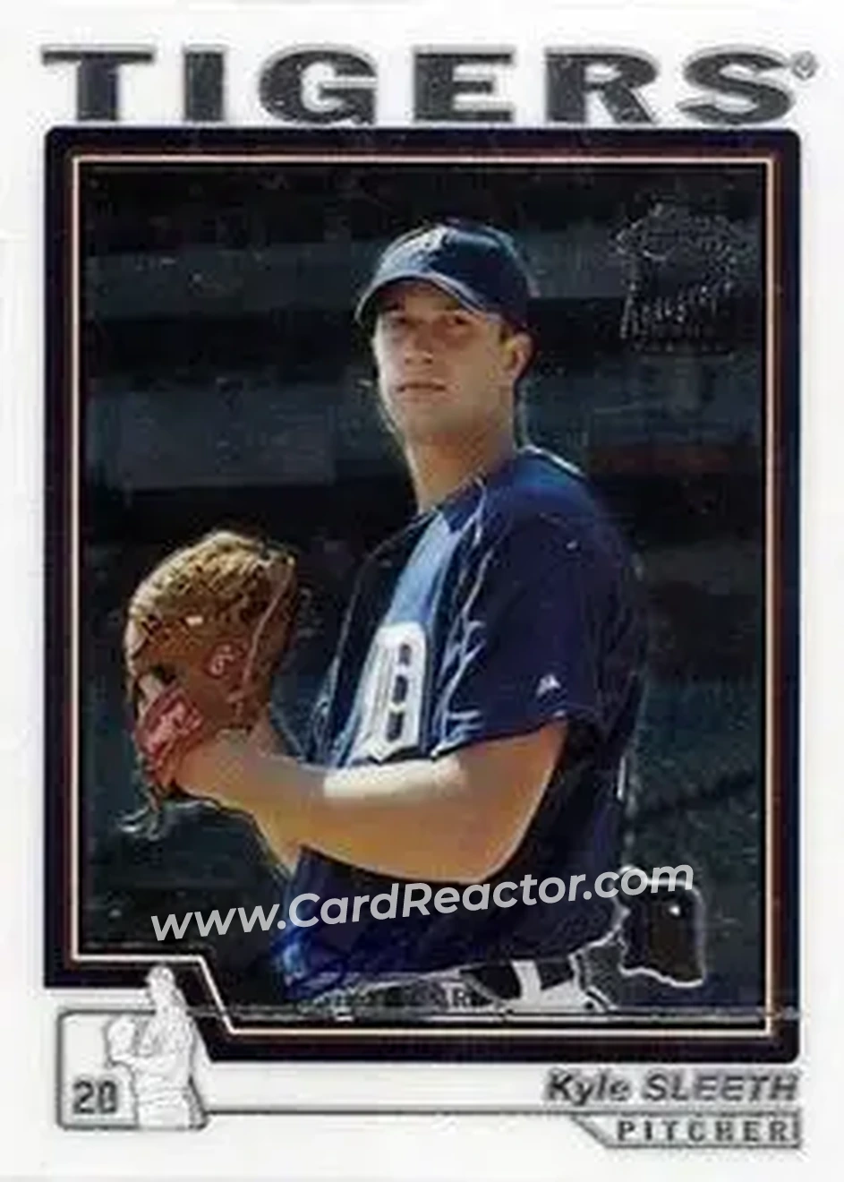 2004 Topps Chrome #239 - Kyle Sleeth - Detroit Tigers - Front
