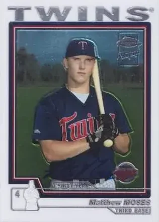 2004 Topps Chrome #240 - Matthew Moses - Minnesota Twins