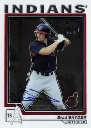 2004 Topps Chrome #242 - Brad Snyder - Cleveland Indians