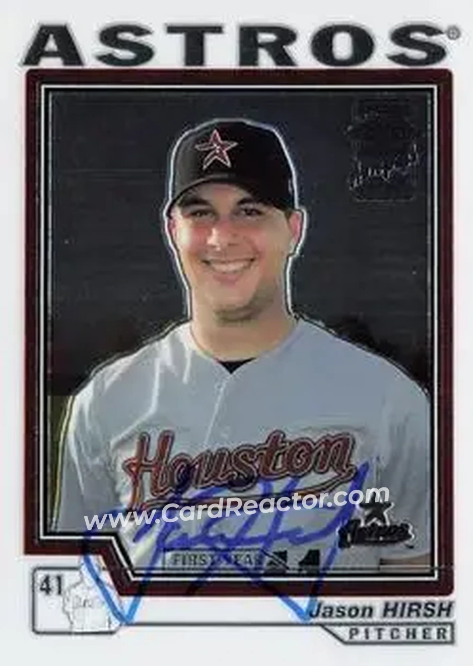 2004 Topps Chrome #243 - Jason Hirsh - Houston Astros - Front
