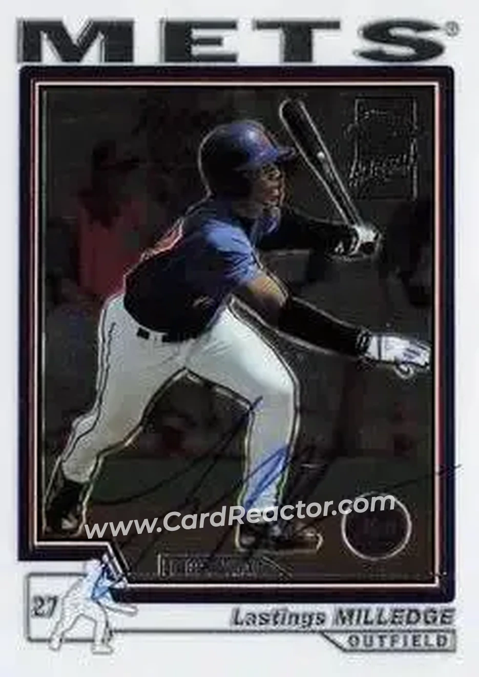2004 Topps Chrome #244 - Lastings Milledge - New York Mets - Front