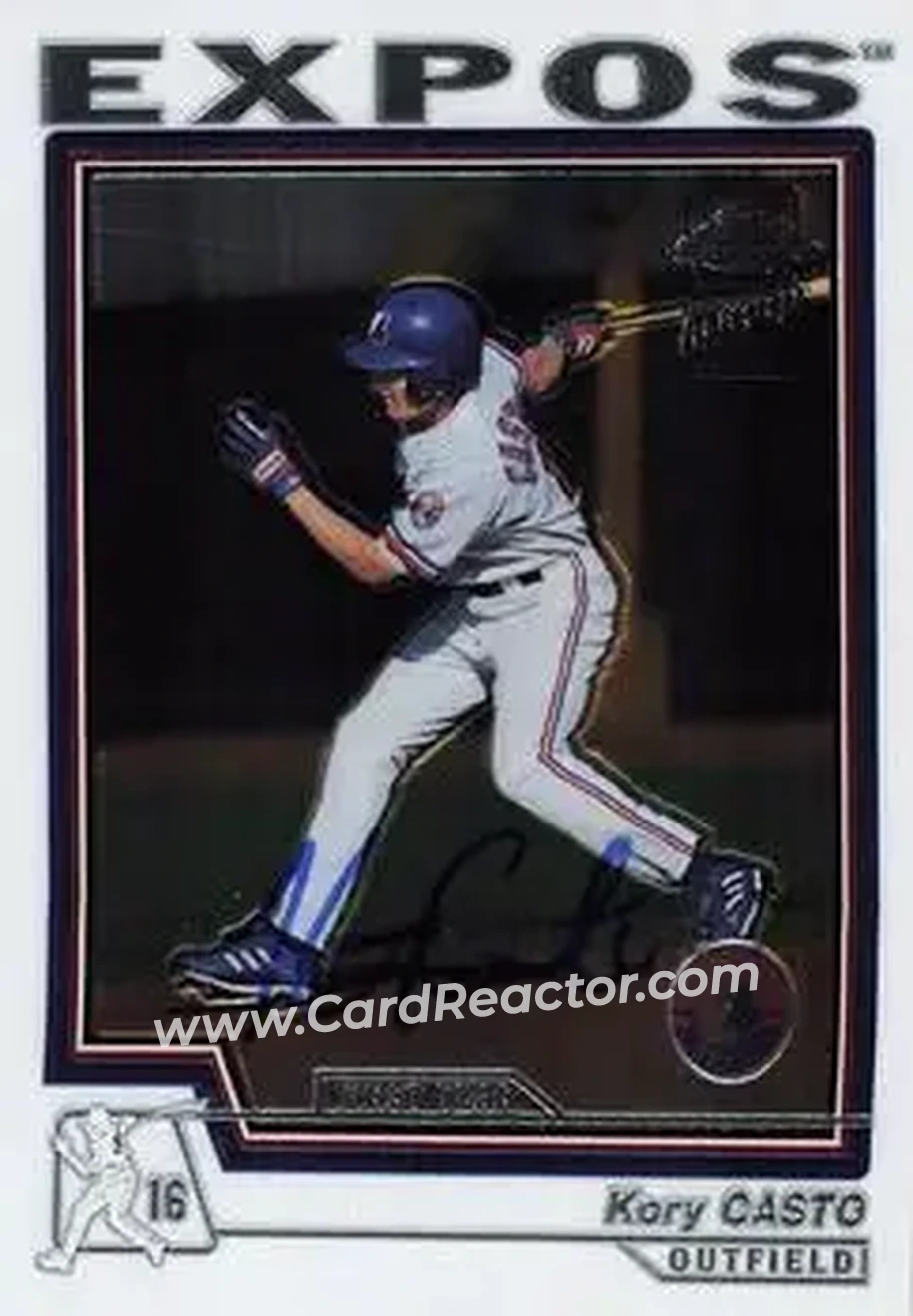 2004 Topps Chrome #246 - Kory Casto - Montreal Expos - Front