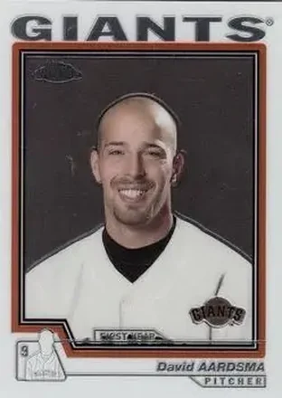 2004 Topps Chrome #247 - David Aardsma - San Francisco Giants