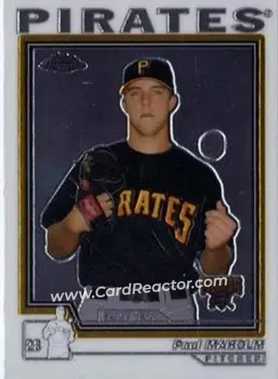 2004 Topps Chrome #256 - Paul Maholm - Pittsburgh Pirates - Front