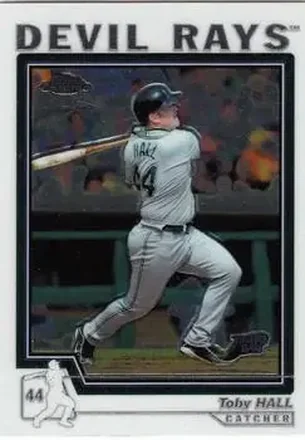 2004 Topps Chrome #159 - Toby Hall - Tampa Bay Devil Rays