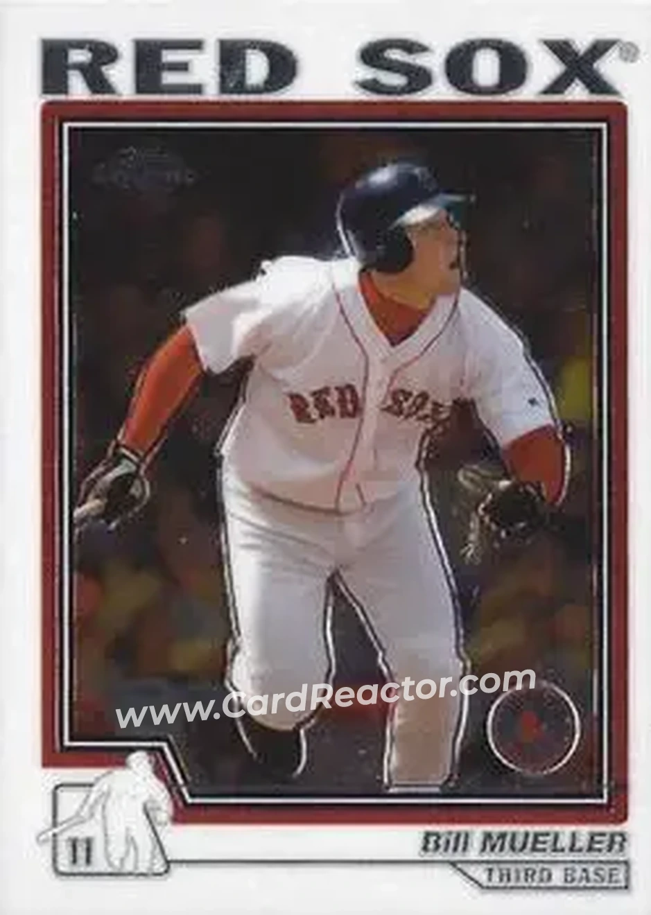 2004 Topps Chrome #164 - Bill Mueller - Boston Red Sox - Front