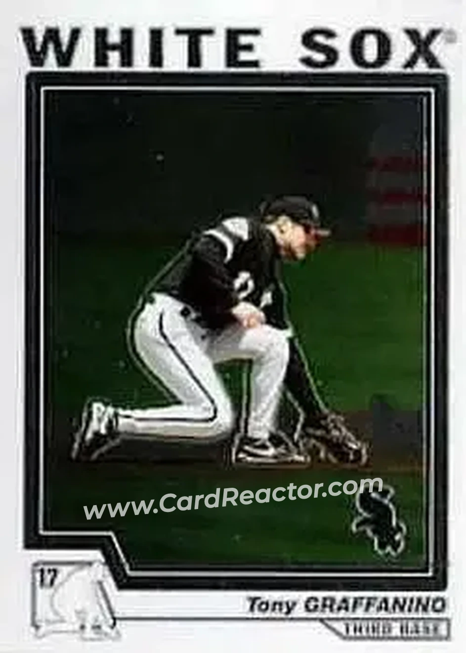 2004 Topps Chrome #166 - Tony Graffanino - Chicago White Sox - Front