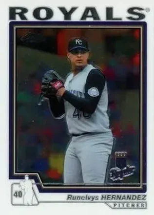 2004 Topps Chrome #169 - Runelvys Hernandez - Kansas City Royals