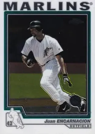 2004 Topps Chrome #172 - Juan Encarnacion - Florida Marlins