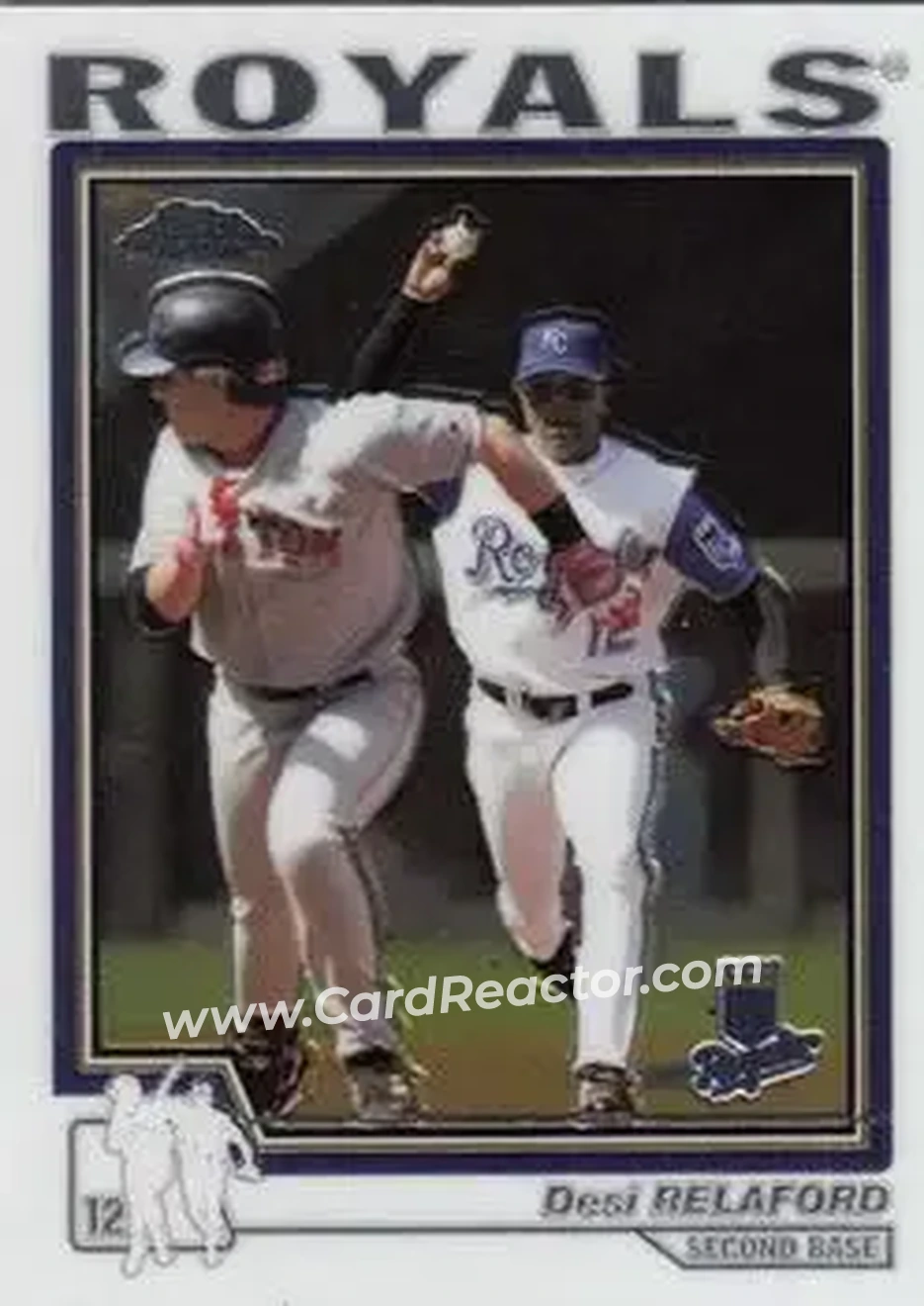 2004 Topps Chrome #174 - Desi Relaford - Kansas City Royals - Front