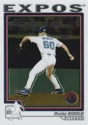2004 Topps Chrome #178 - Rocky Biddle - Montreal Expos