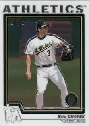 2004 Topps Chrome #180 - Eric Chavez - Oakland Athletics