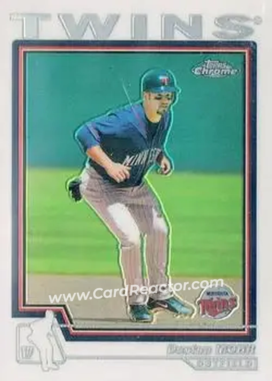 2004 Topps Chrome #182 - Dustan Mohr - Minnesota Twins - Front
