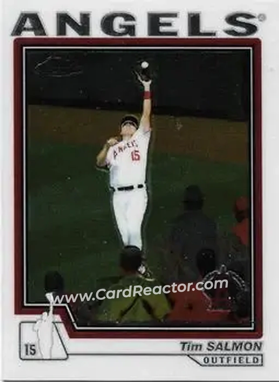 2004 Topps Chrome #189 - Tim Salmon - Anaheim Angels - Front