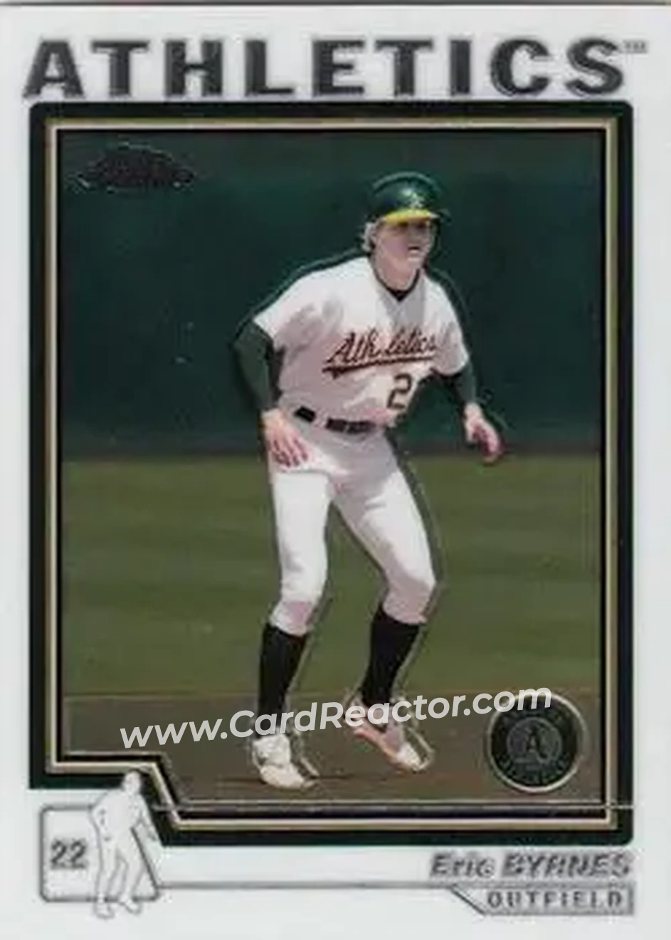 2004 Topps Chrome #192 - Eric Byrnes - Oakland Athletics - Front