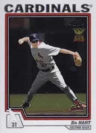 2004 Topps Chrome #203 - Bo Hart - St. Louis Cardinals