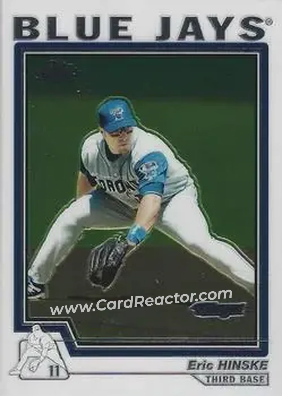 2004 Topps Chrome #259 - Eric Hinske - Toronto Blue Jays - Front