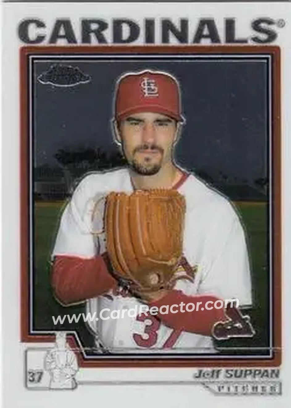 2004 Topps Chrome #265 - Jeff Suppan - St. Louis Cardinals - Front