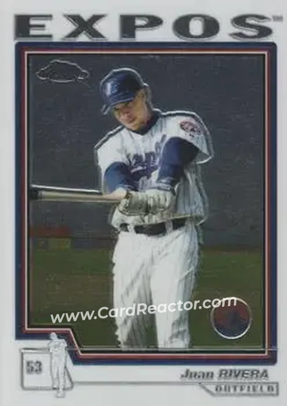 2004 Topps Chrome #269 - Juan Rivera - Montreal Expos - Front