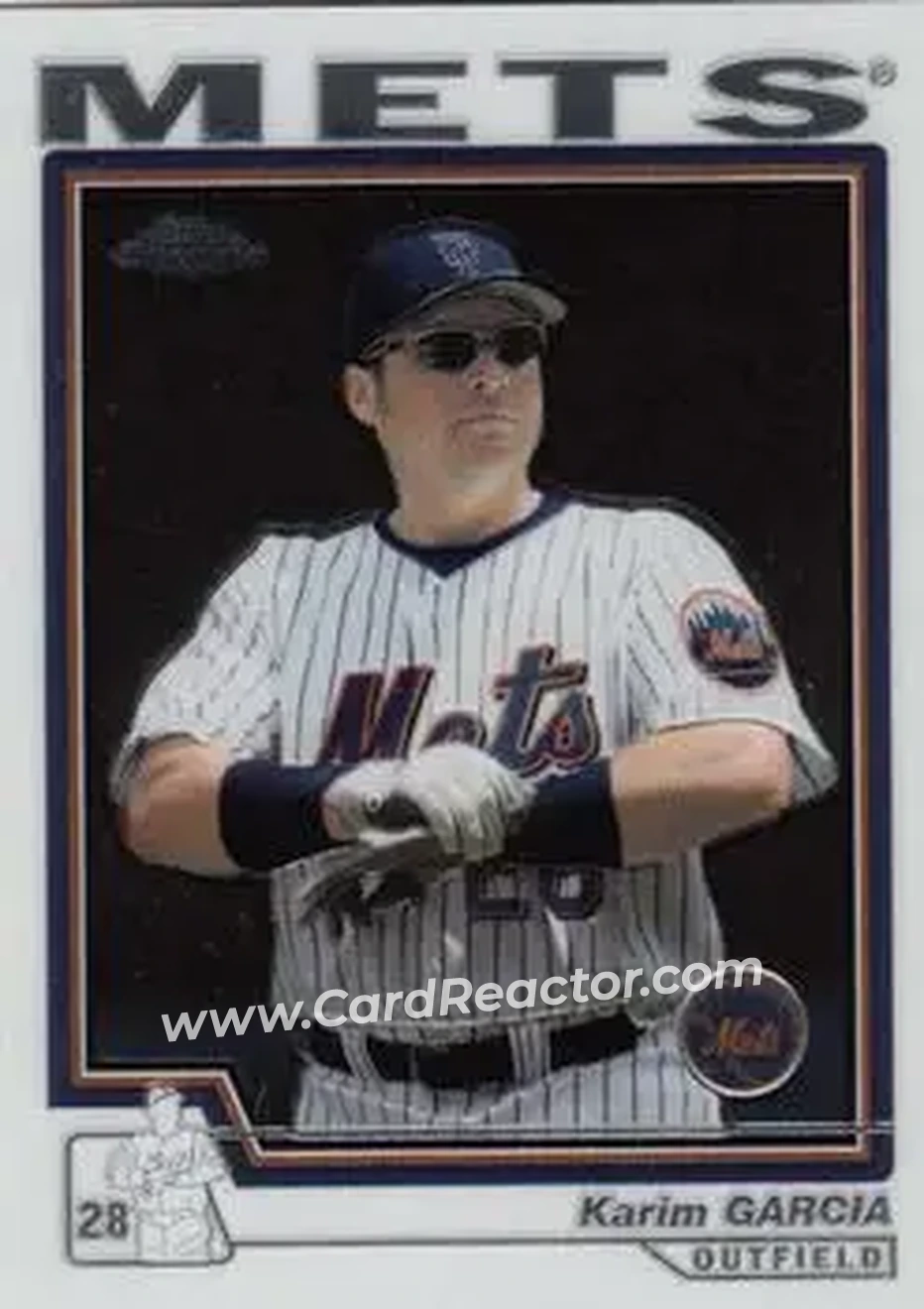 2004 Topps Chrome #274 - Karim Garcia - New York Mets - Front