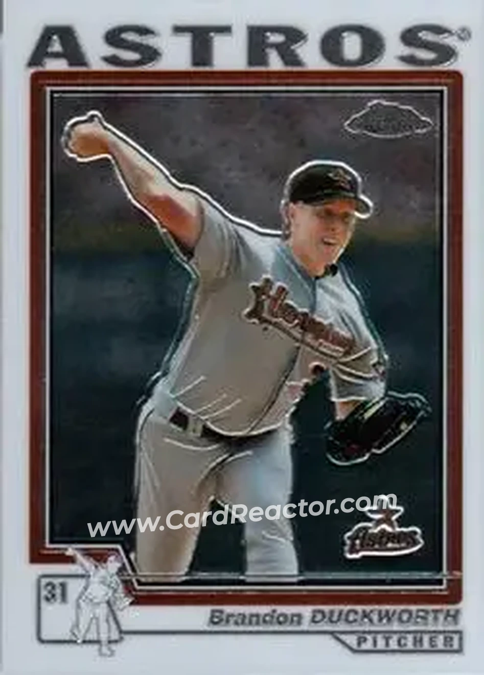 2004 Topps Chrome #276 - Brandon Duckworth - Houston Astros - Front
