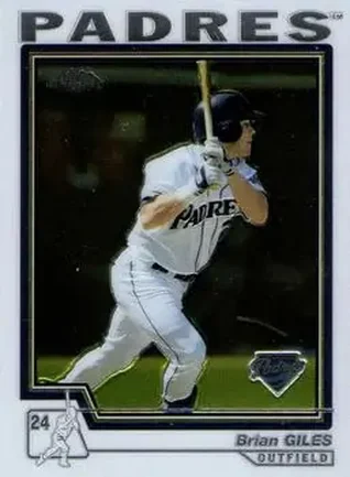 2004 Topps Chrome #277 - Brian Giles - San Diego Padres