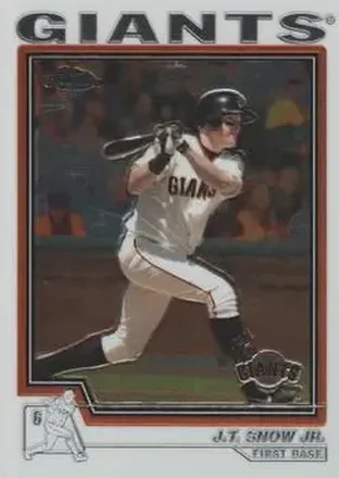 2004 Topps Chrome #278 - J.T. Snow - San Francisco Giants