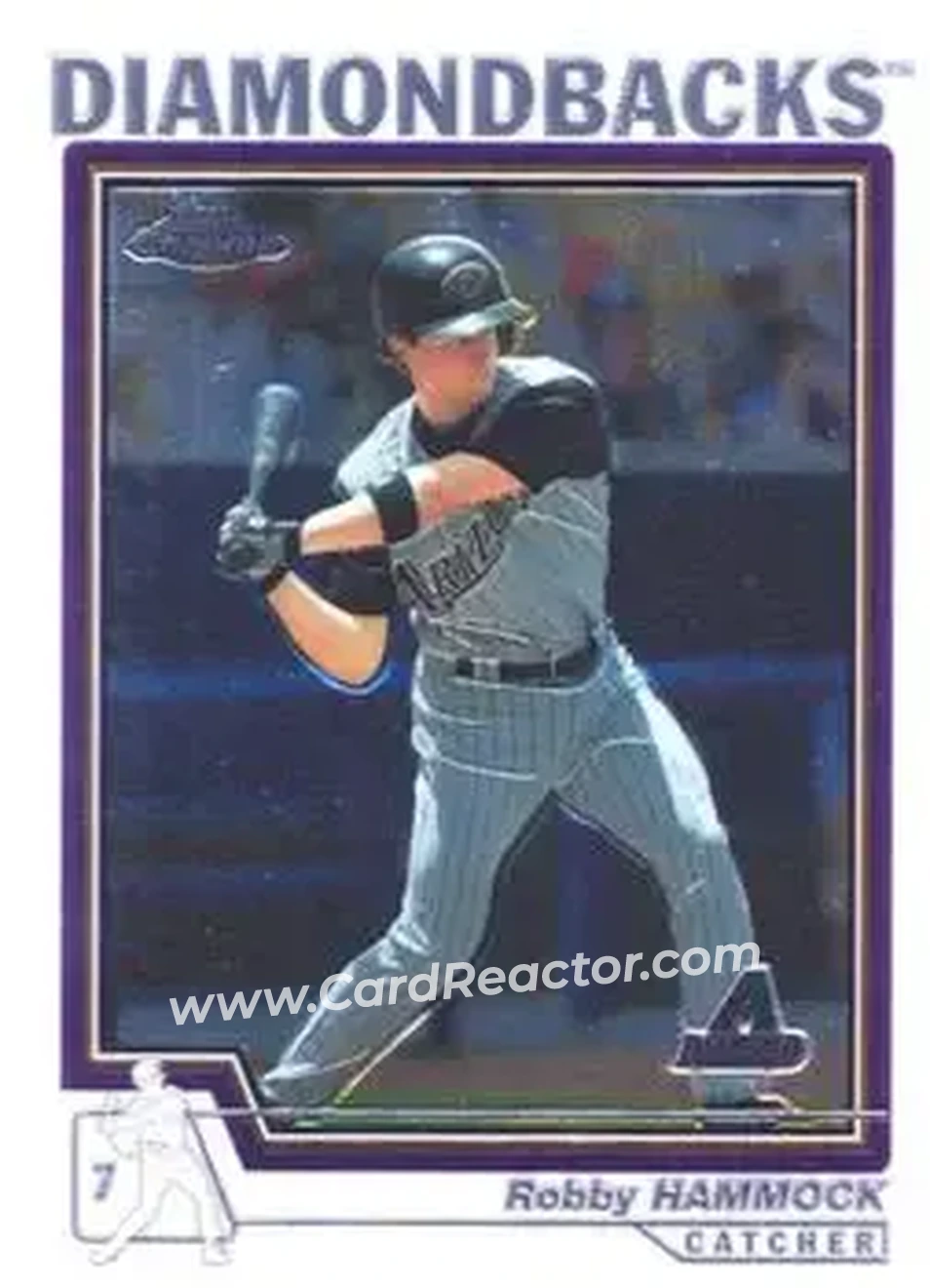 2004 Topps Chrome #285 - Robby Hammock - Arizona Diamondbacks - Front