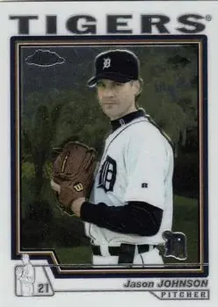 2004 Topps Chrome #286 - Jason Johnson - Detroit Tigers