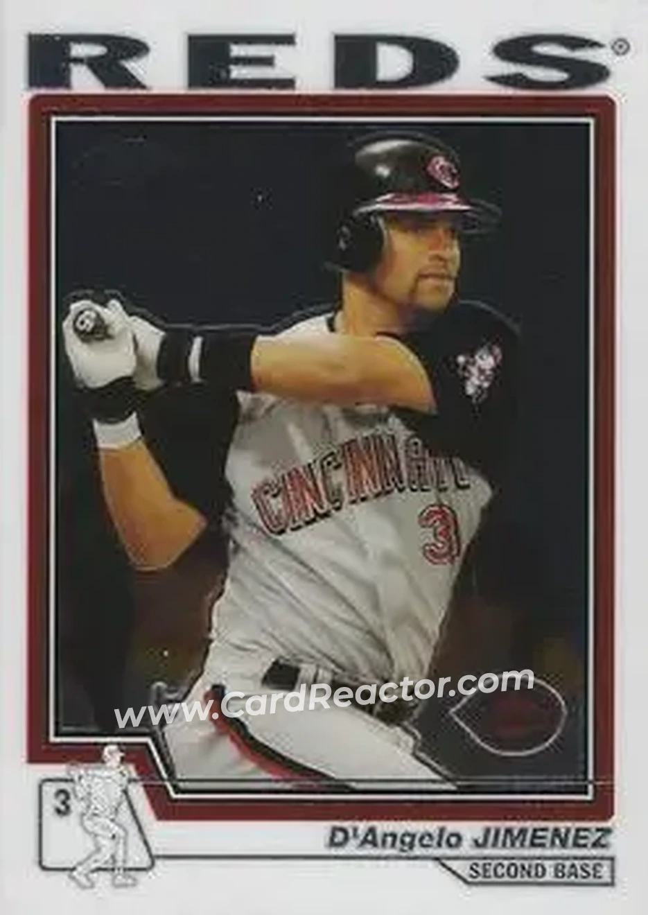 2004 Topps Chrome #291 - D'Angelo Jimenez - Cincinnati Reds - Front