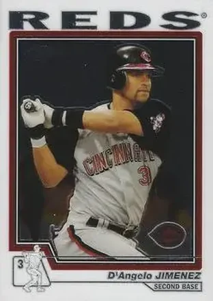 2004 Topps Chrome #291 - D'Angelo Jimenez - Cincinnati Reds