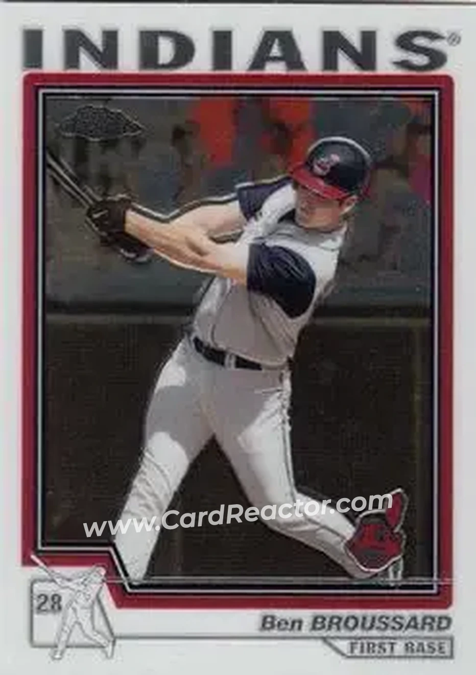 2004 Topps Chrome #292 - Ben Broussard - Cleveland Indians - Front