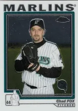 2004 Topps Chrome #295 - Chad Fox - Florida Marlins