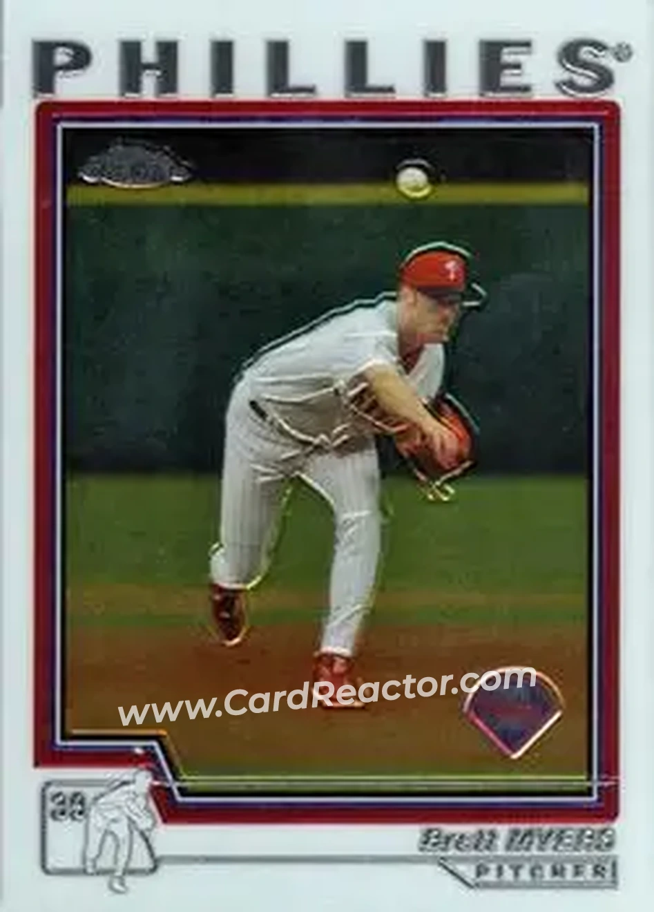 2004 Topps Chrome #302 - Brett Myers - Philadelphia Phillies - Front