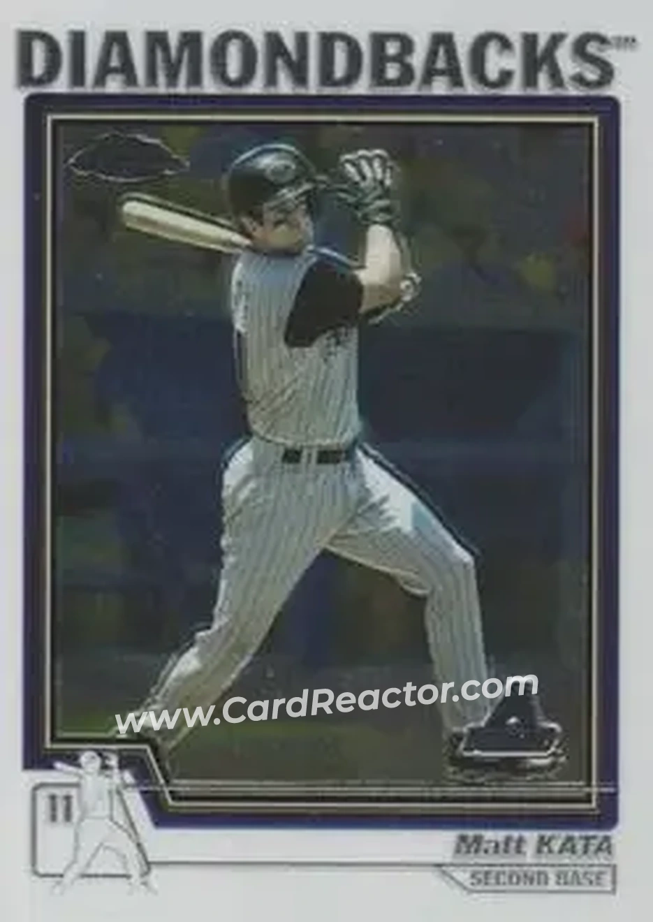 2004 Topps Chrome #308 - Matt Kata - Arizona Diamondbacks - Front