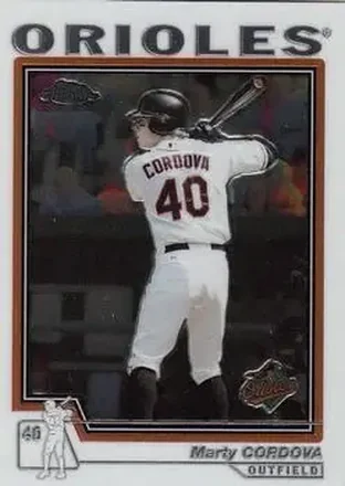 2004 Topps Chrome #310 - Marty Cordova - Baltimore Orioles