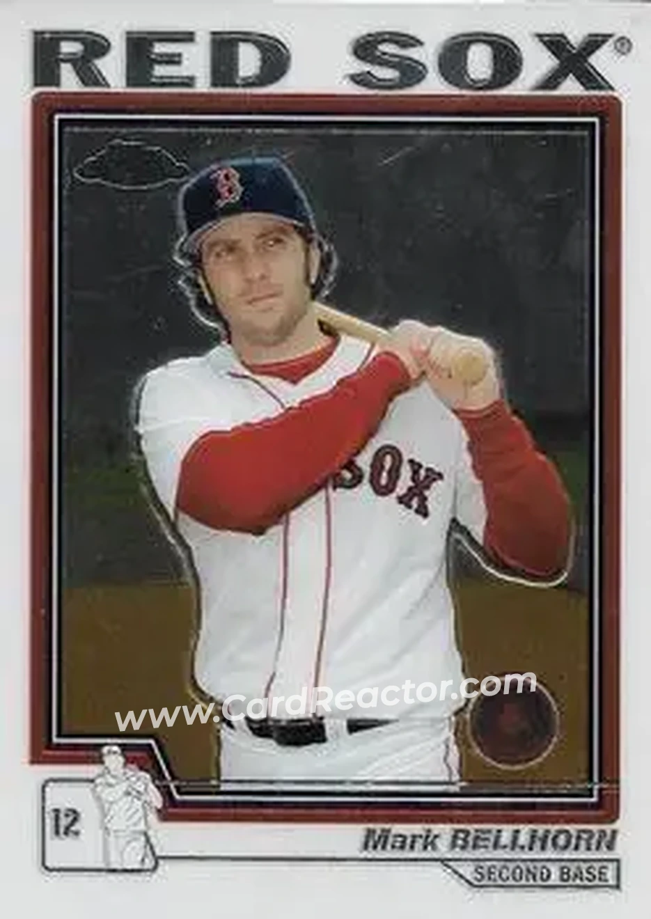 2004 Topps Chrome #314 - Mark Bellhorn - Boston Red Sox - Front