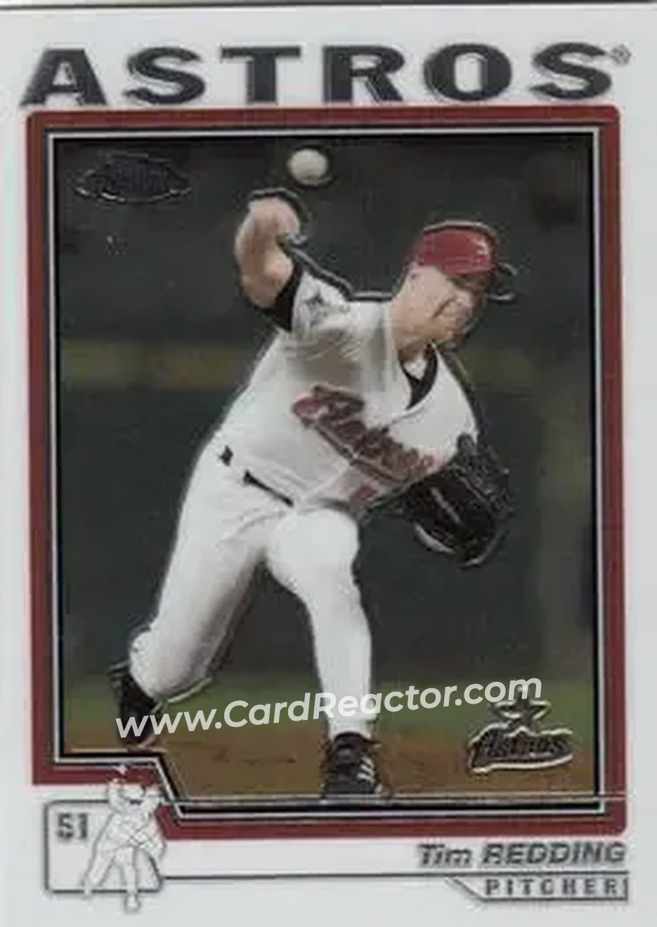 2004 Topps Chrome #316 - Tim Redding - Houston Astros - Front