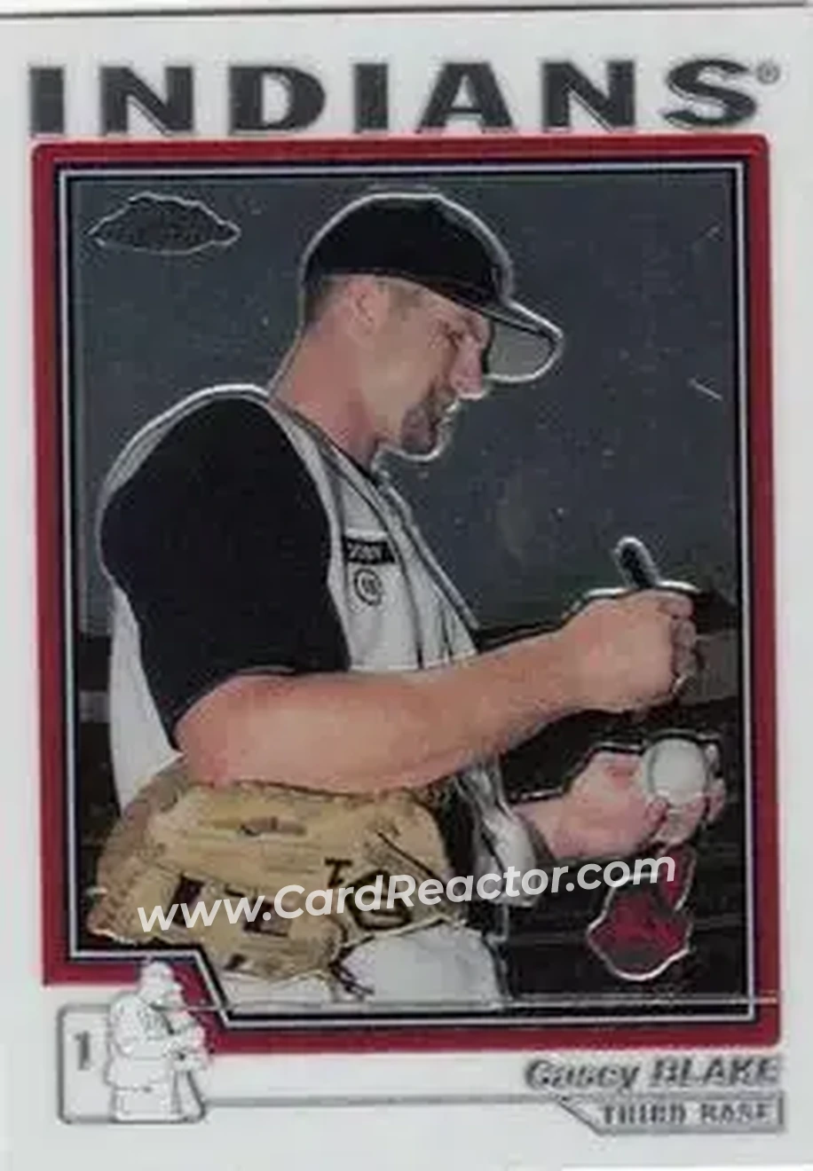 2004 Topps Chrome #320 - Casey Blake - Cleveland Indians - Front