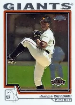 2004 Topps Chrome #323 - Jerome Williams - San Francisco Giants