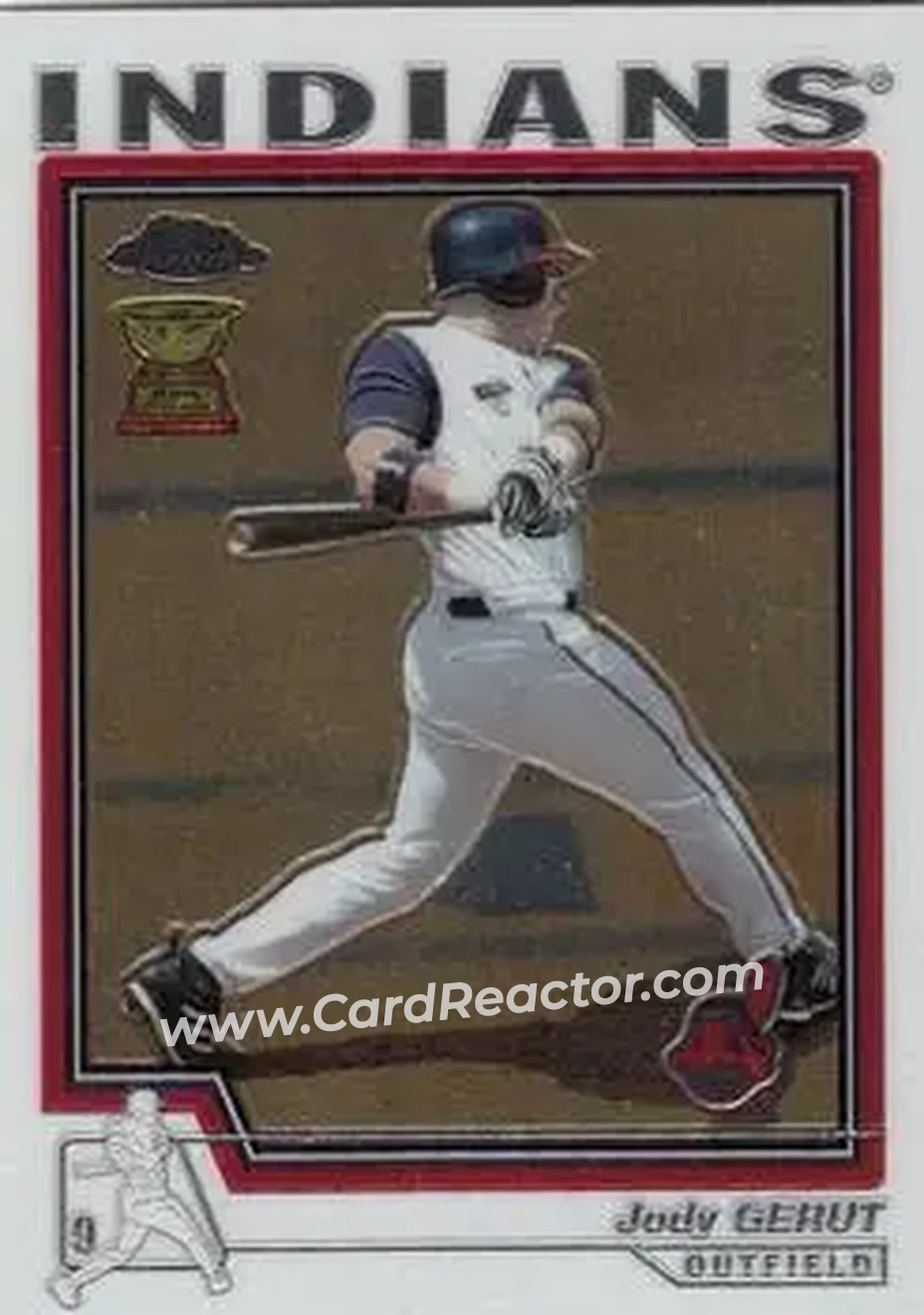 2004 Topps Chrome #334 - Jody Gerut - Cleveland Indians - Front