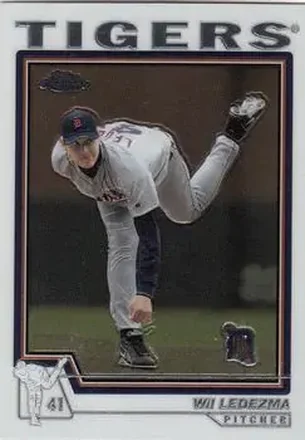 2004 Topps Chrome #348 - Wilfredo Ledezma - Detroit Tigers