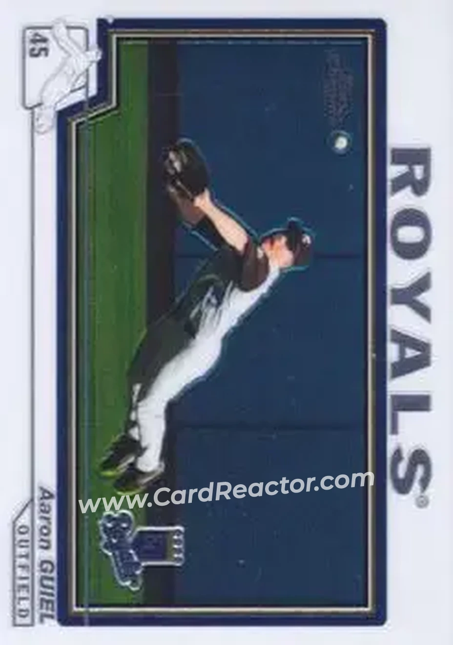 2004 Topps Chrome #349 - Aaron Guiel - Kansas City Royals - Front