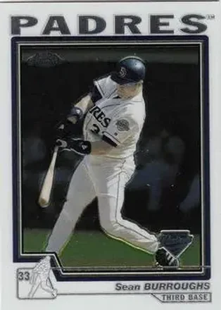 2004 Topps Chrome #352 - Sean Burroughs - San Diego Padres