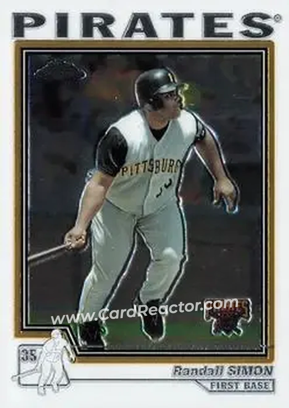 2004 Topps Chrome #356 - Randall Simon - Pittsburgh Pirates - Front